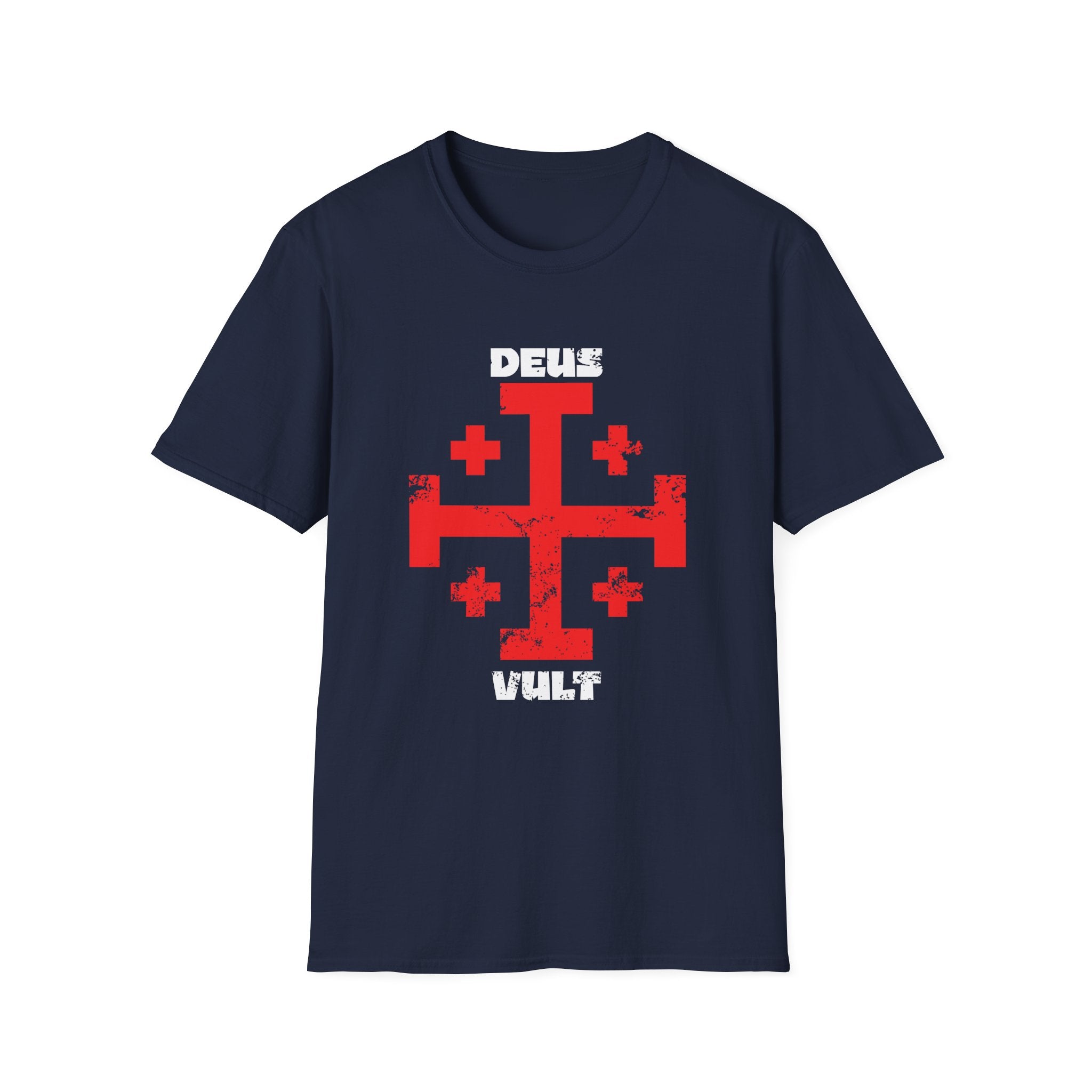 Deus Vult Jerusalem Cross T-Shirt