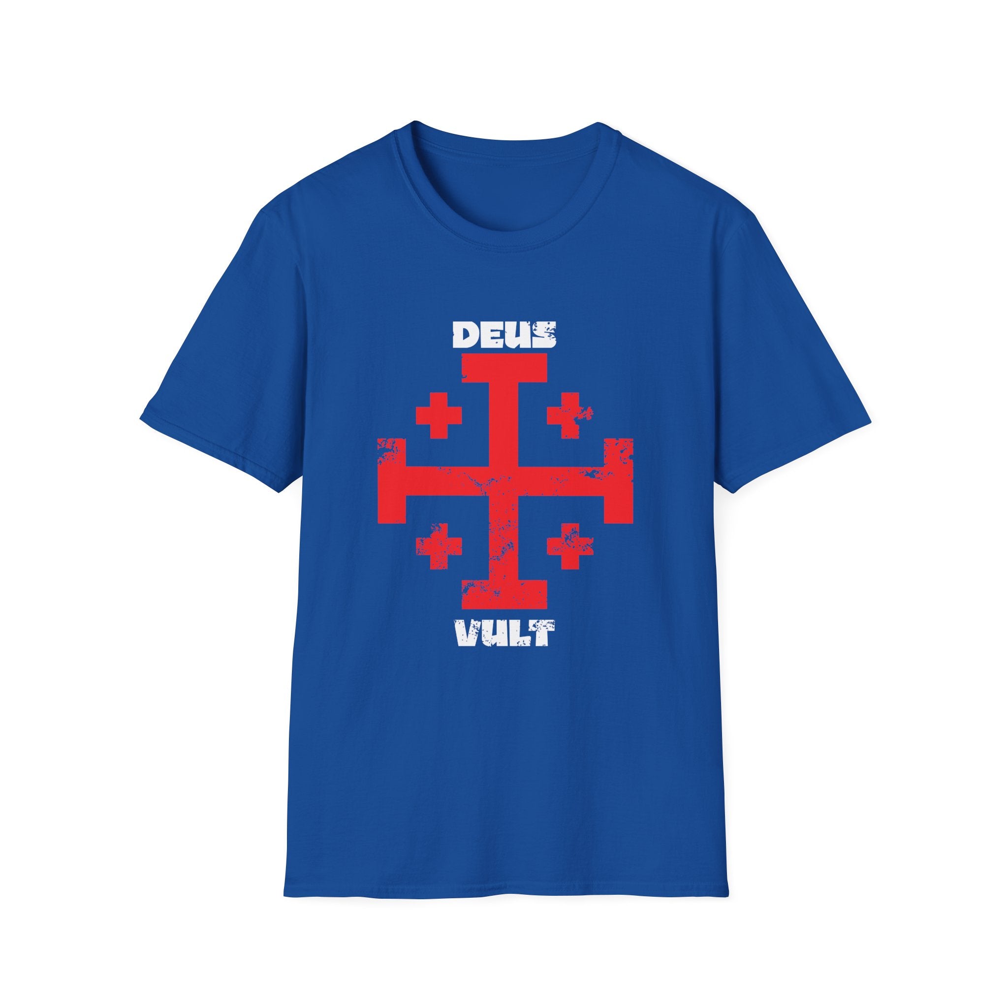 Deus Vult Jerusalem Cross T-Shirt