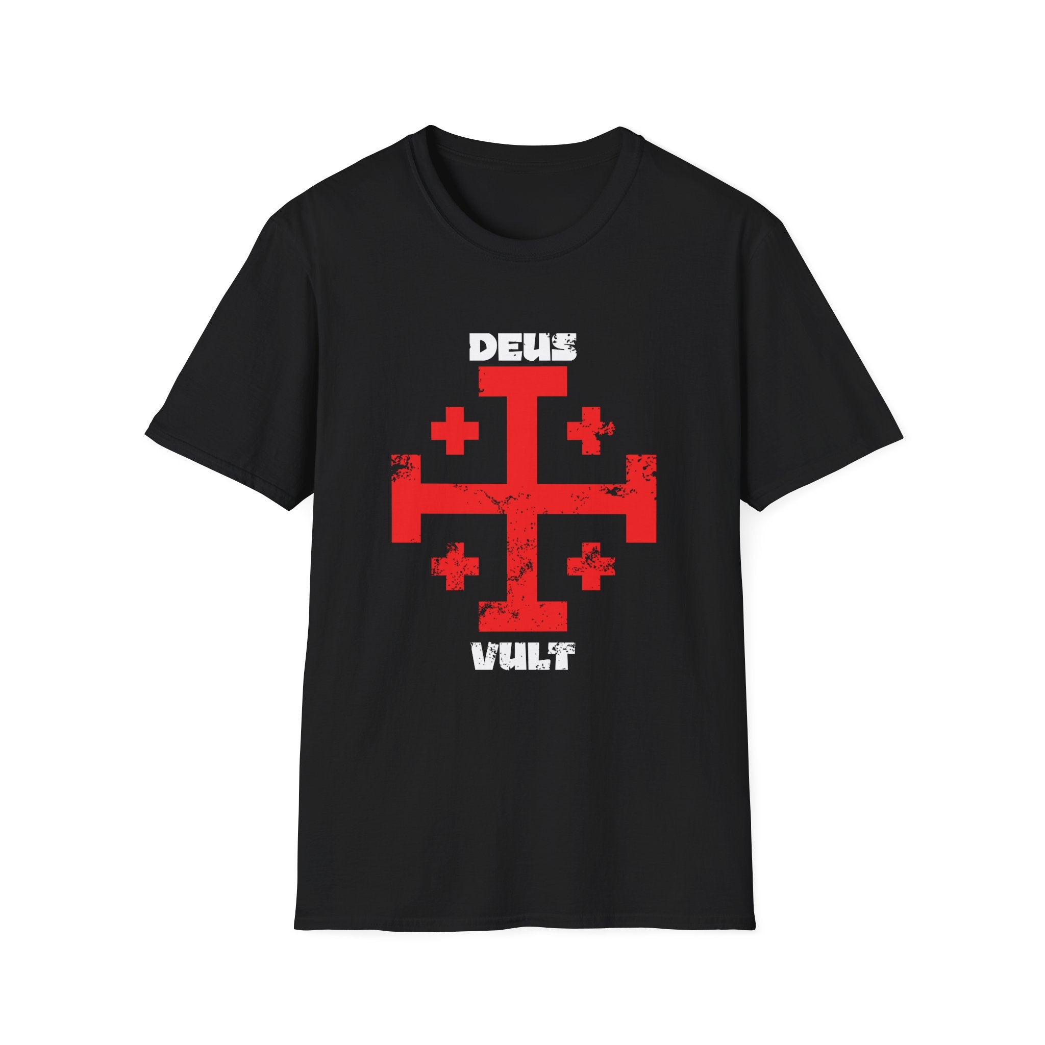 Deus Vult Jerusalem Cross T-Shirt