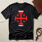 Deus Vult Jerusalem Cross T-Shirt