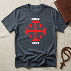 Deus Vult Jerusalem Cross T-Shirt