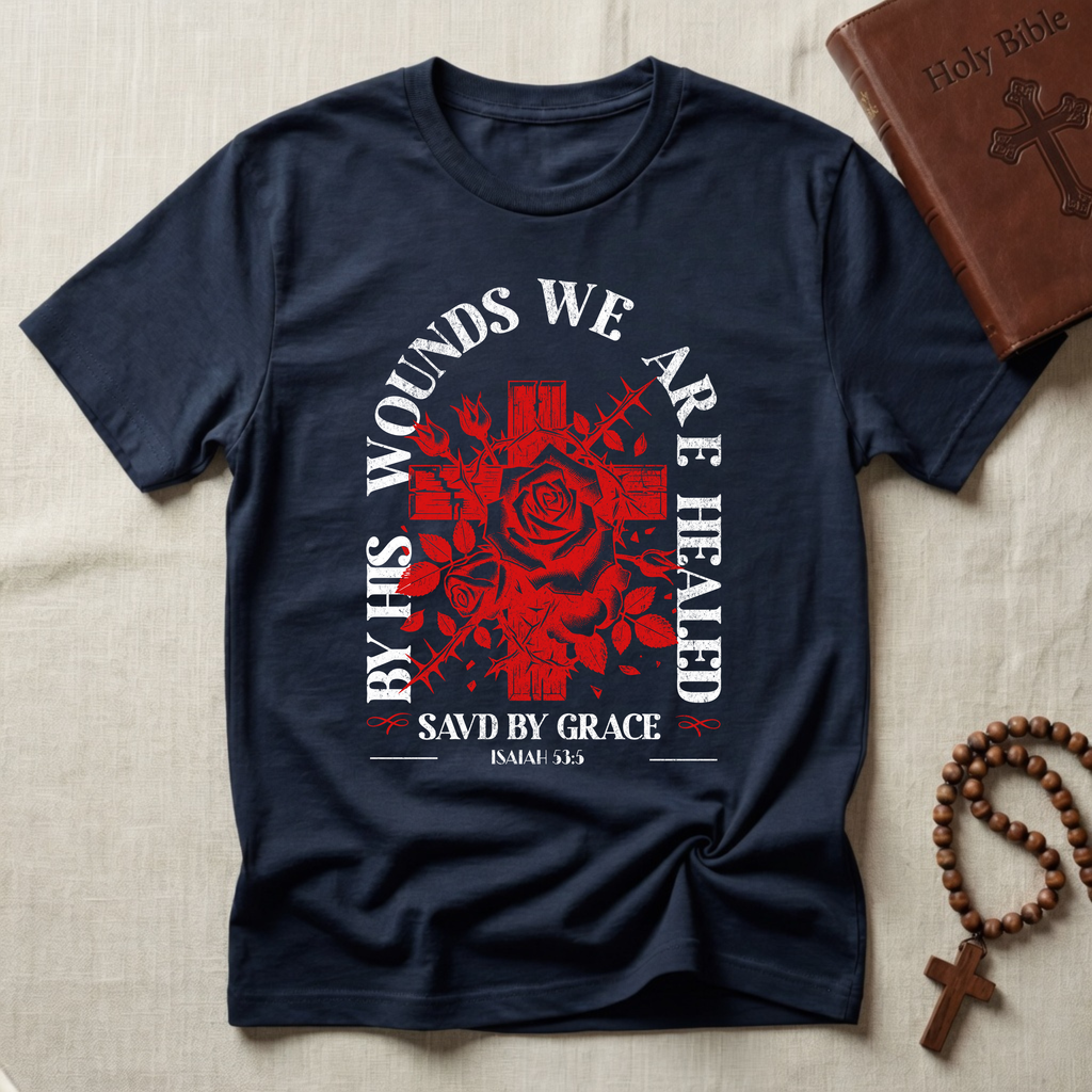By His Wounds T-Shirt