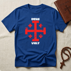 Deus Vult Jerusalem Cross T-Shirt